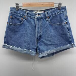 Levi’s 505‎ Regular Fit Cut-Off Shorts Mens 34 Medium Denim High Rise 5" Length